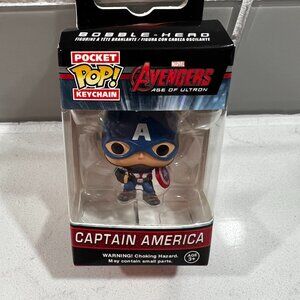 Funko Pocket Pop! Keychain Mini Bobble-Head Marvel Captain America Age of Ultron